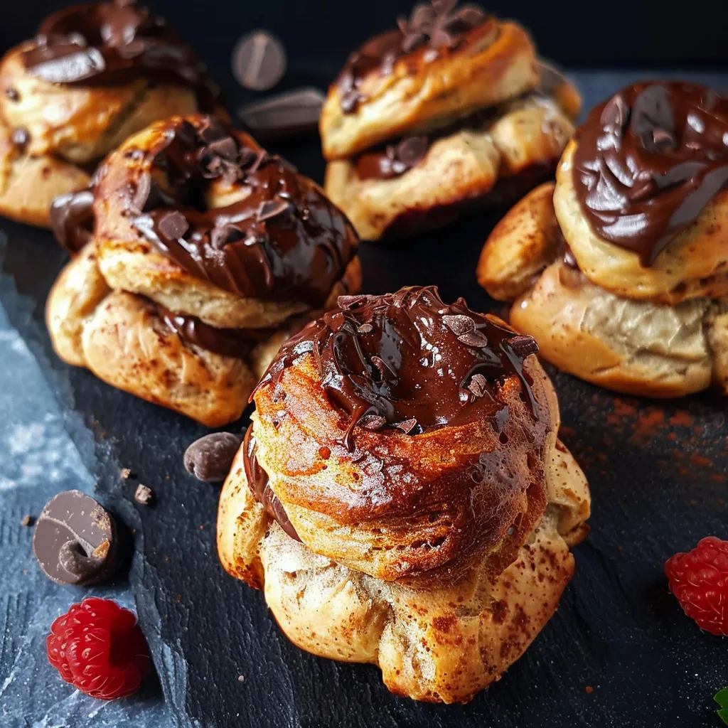 SCHOKOCROISSANTS gesund und leicht gemacht