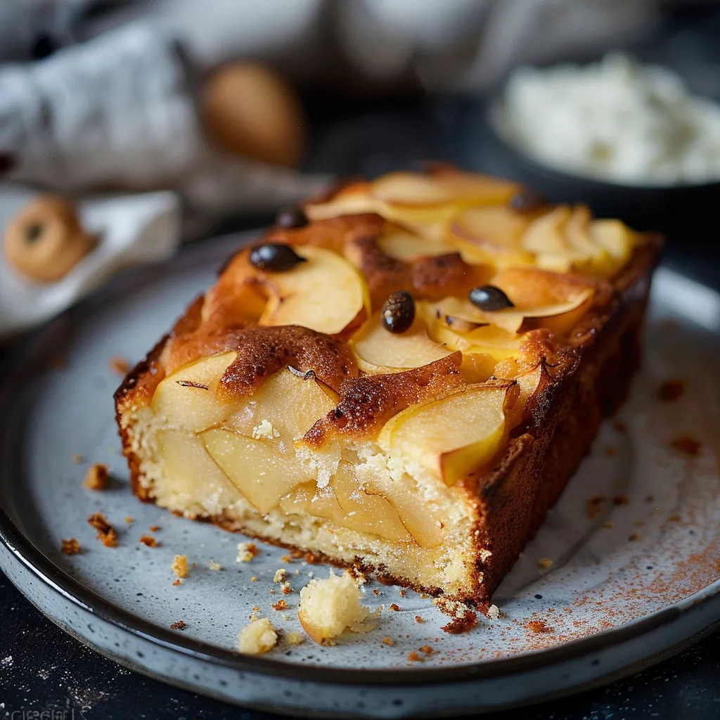 Leichter Skyr-Apfelkuchen - einfaches Rezept