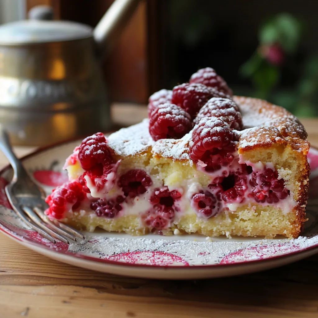 Rezept für Himbeer-Joghurtkuchen