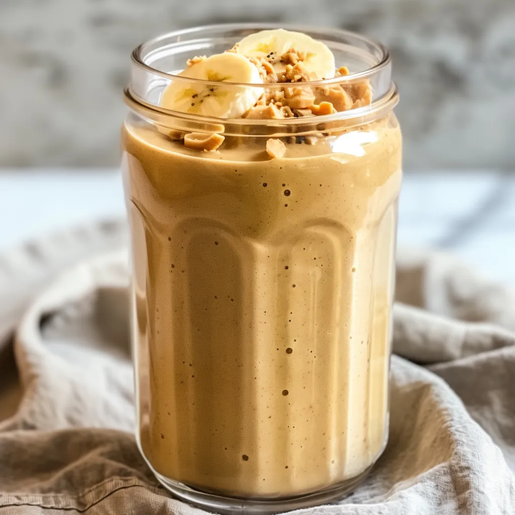 Bananen-Erdnuss Smoothie