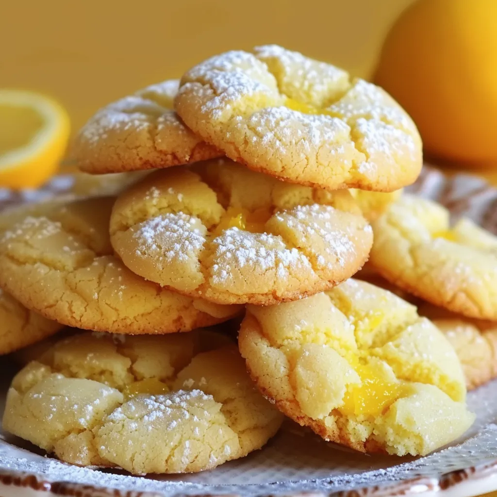 Einfache Zitronenplätzchen fix gemacht in 10 Minuten