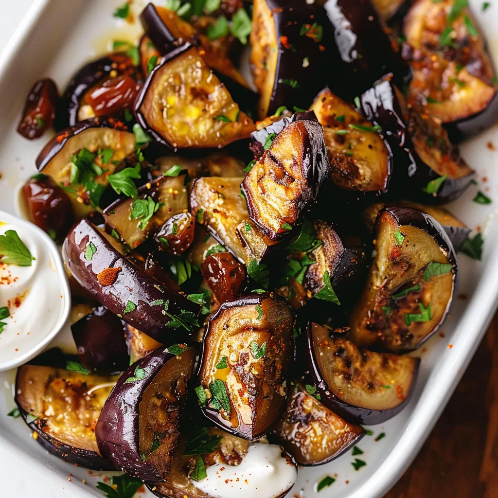 Mediterranes geröstetes Auberginen-Gericht - Glutenfreies Rezept