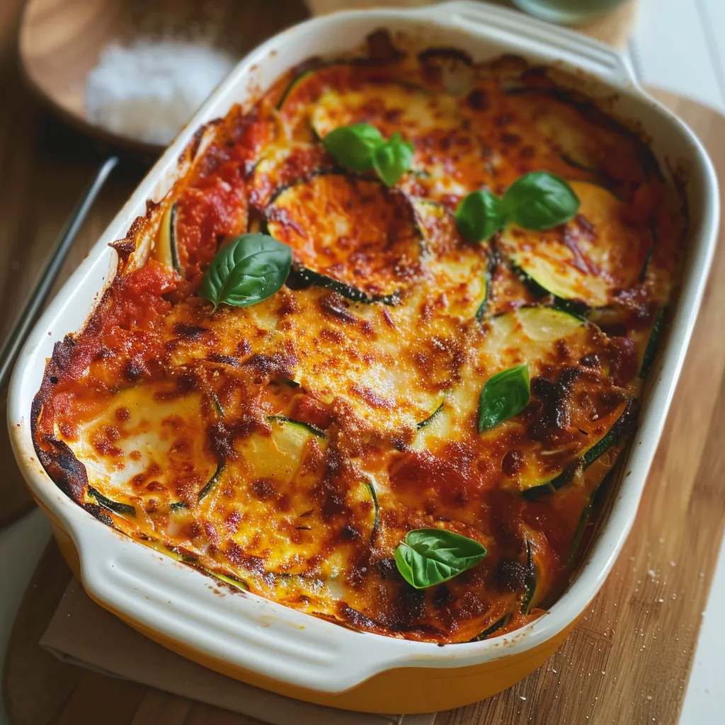 Zucchini-Ricotta-Lasagne - Vegetarische Version