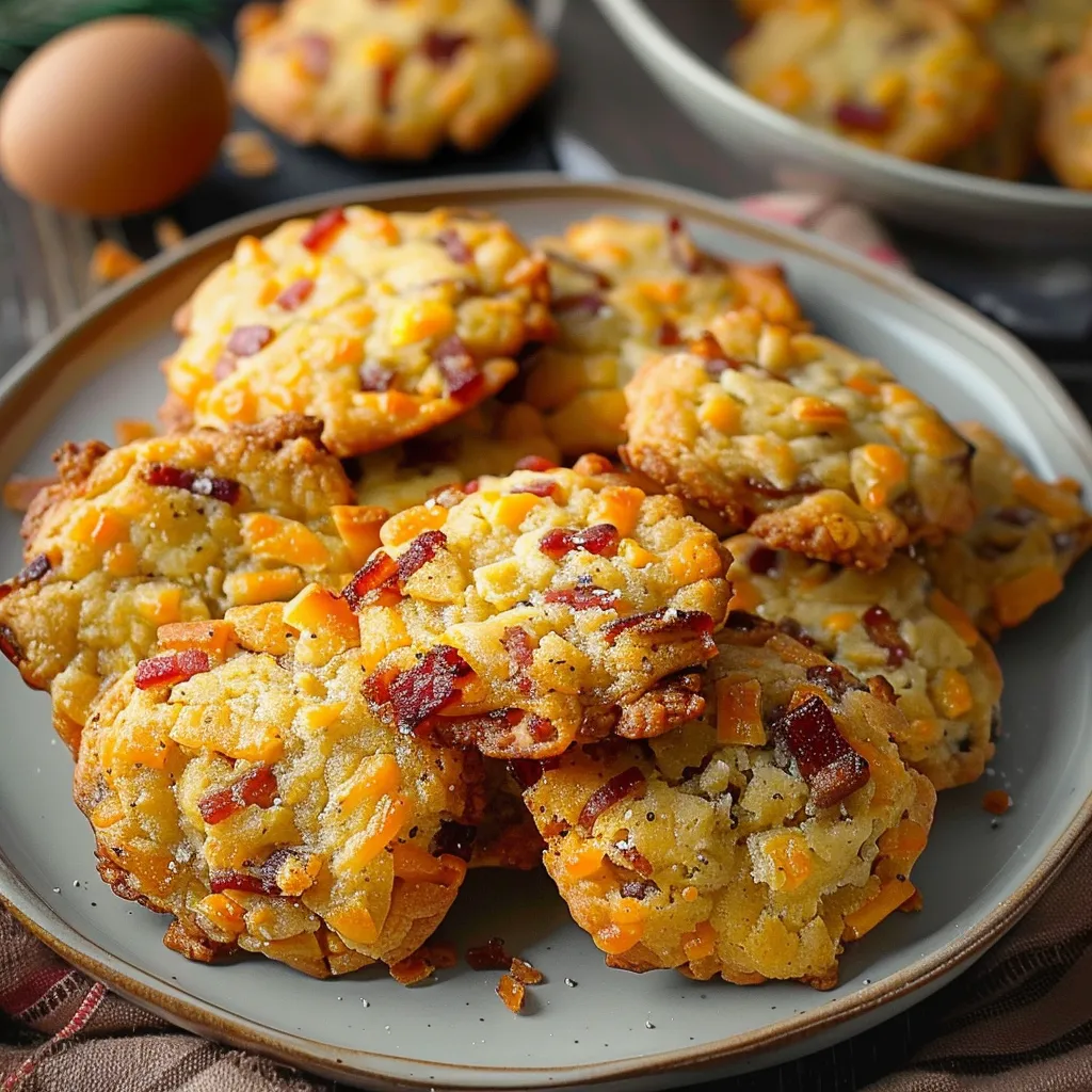 Herzhafte Speck-Gouda Cookies