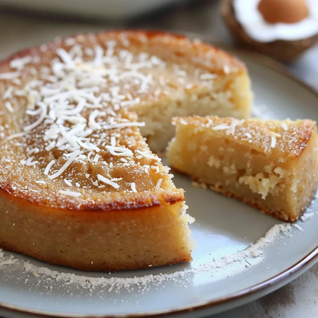 Einfacher hausgemachter Kokos-Bananen-Fondant