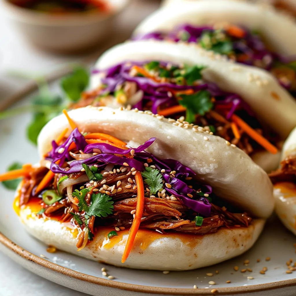Köstlicher Gua Bao Zuhause