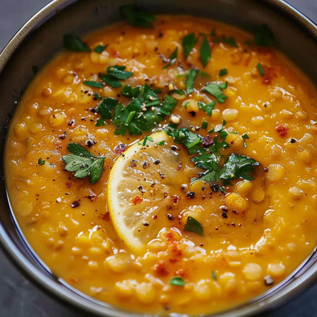 Einfache Zubereitung: Zitronige Linsensuppe