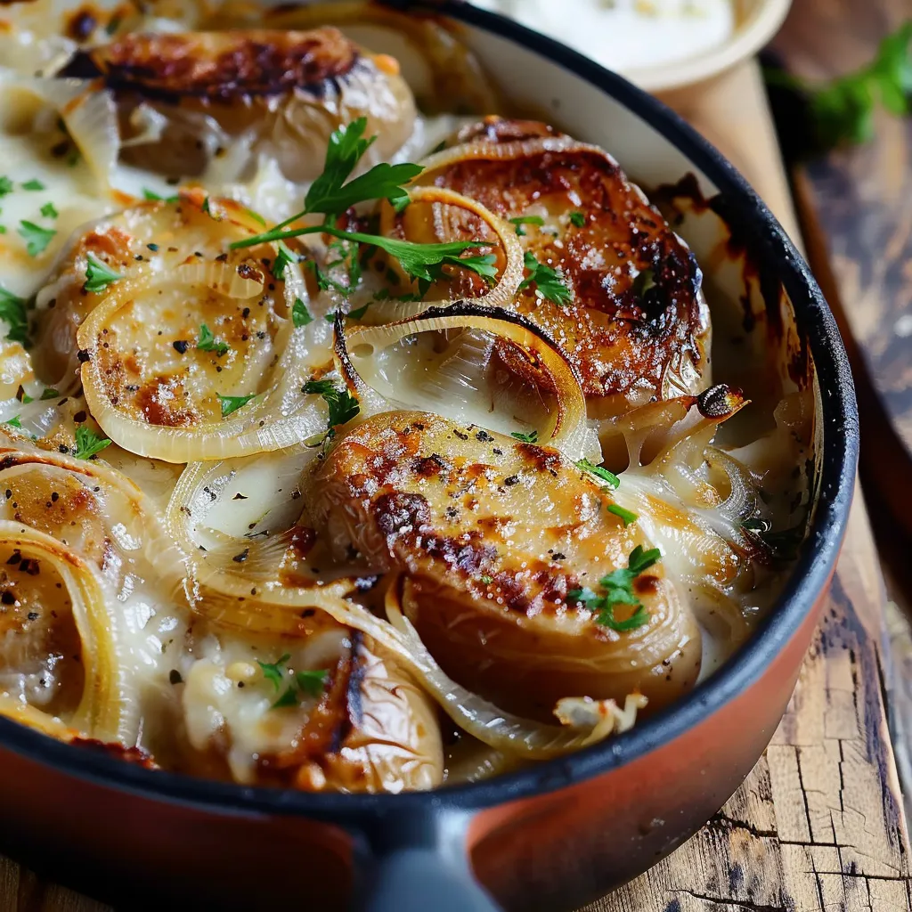 Diots mit Crozets-Gratin