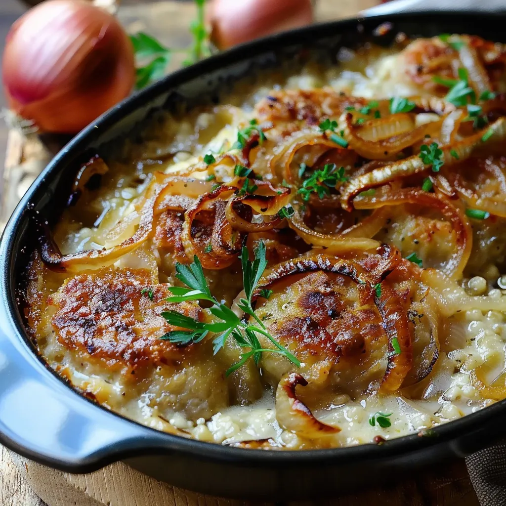 Authentisches Gericht: Diots mit Savoyarden Crozets-Gratin