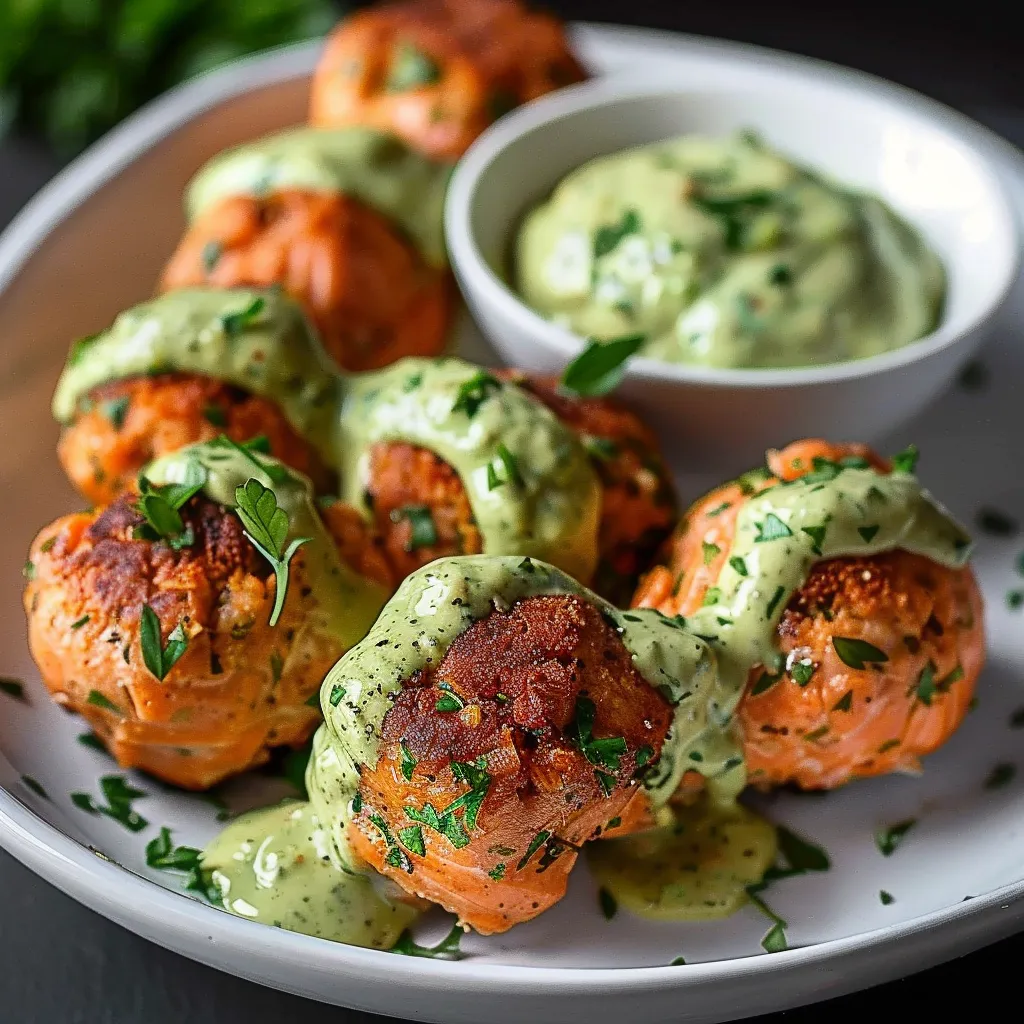 Einfaches Rezept: Lachshäppchen mit Avocadosoße