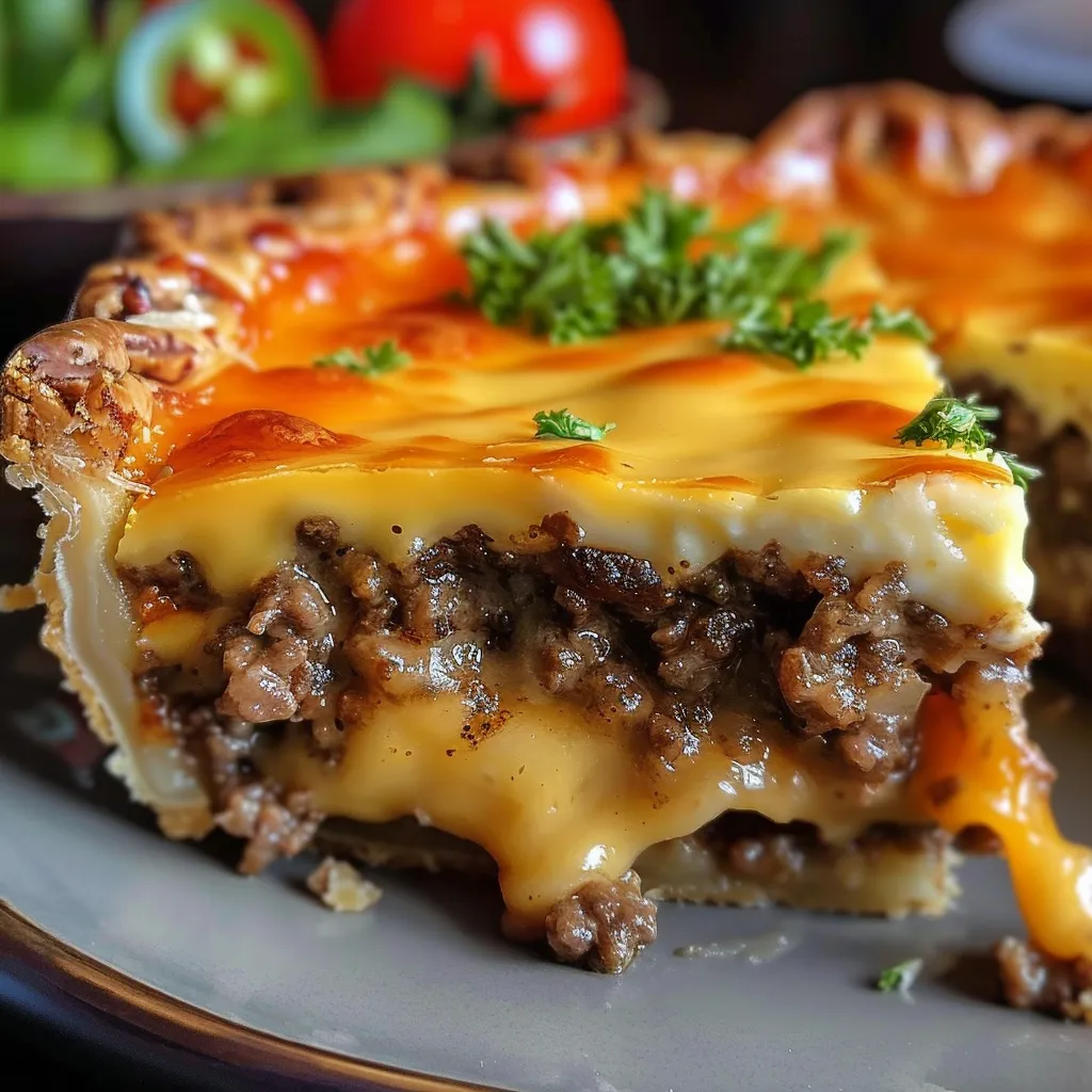 Herzhafte Cheeseburger-Tarte Pioneer Woman