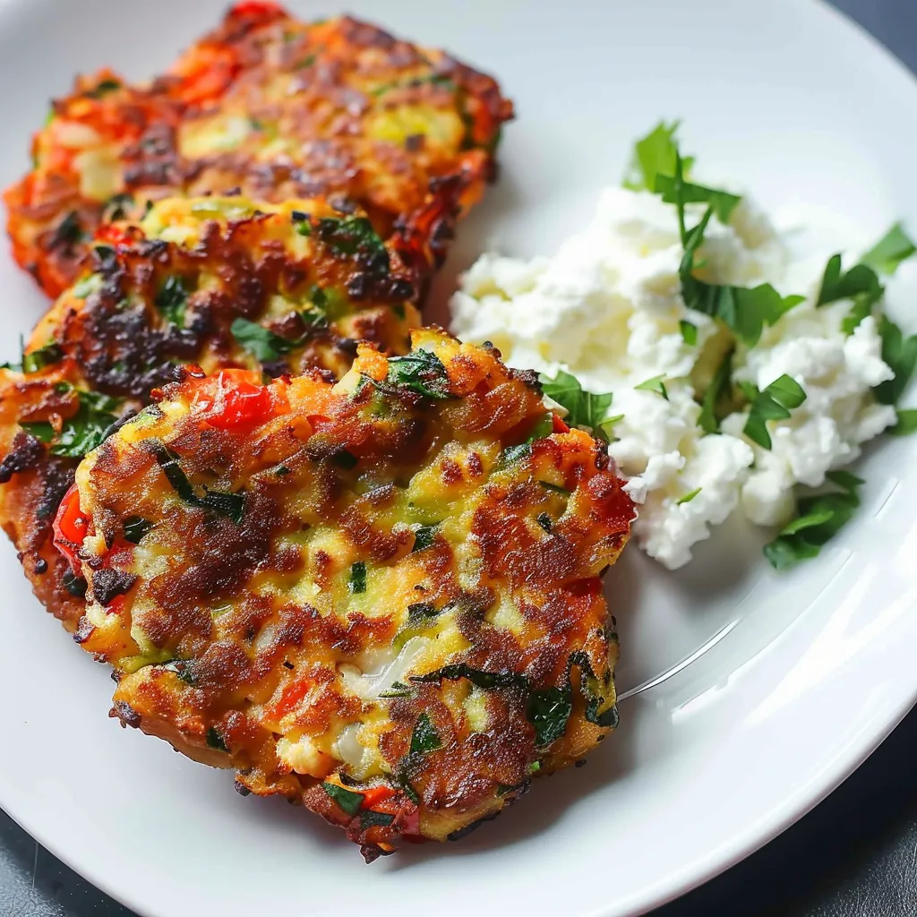 Knusprige Tomaten-Feta Beignets