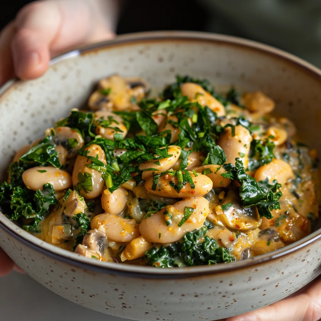 Veganes Butterbohnengericht mit Miso