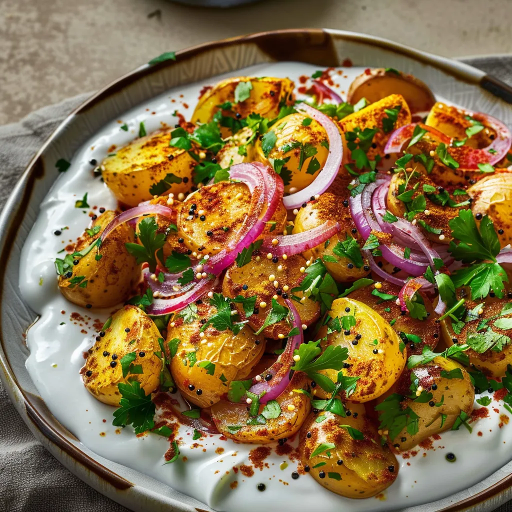 Knusprige Kartoffeln mit Chaat Masala
