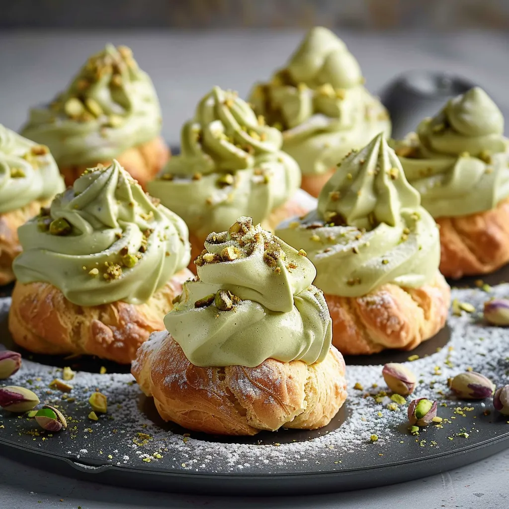 IRRESISTIBLES PISTAZIEN-CREME CHOUX