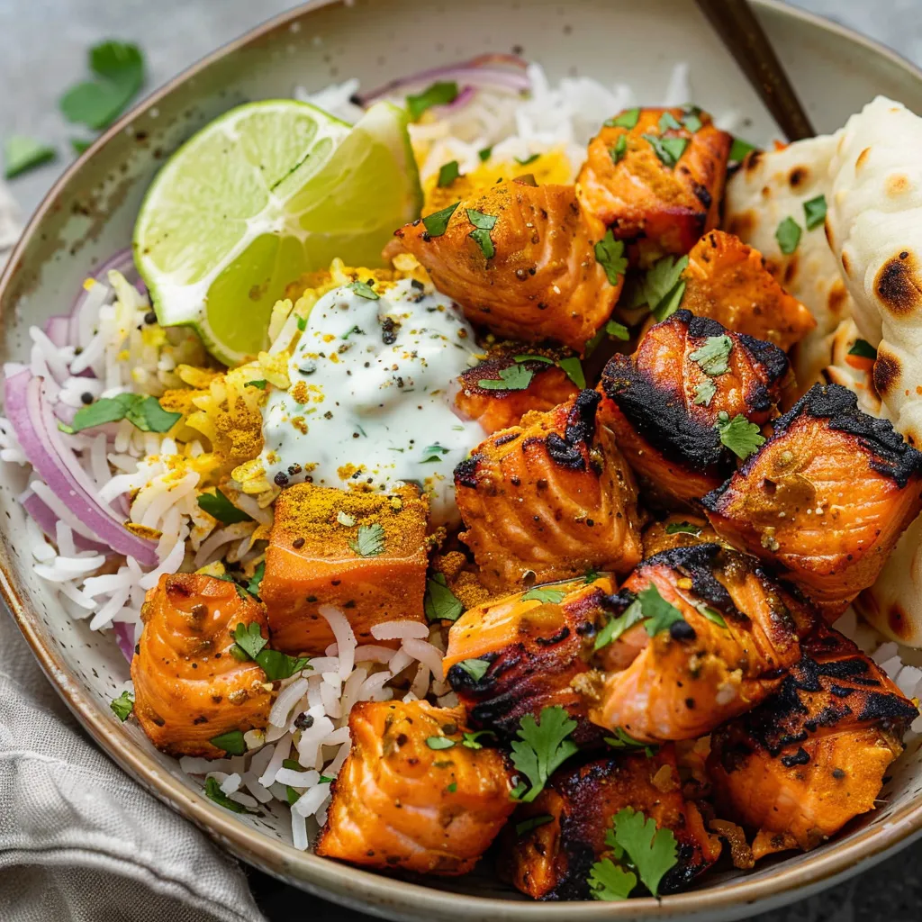 Tandoori-Lachs: Eine schnelle und schmackhafte Mahlzeit