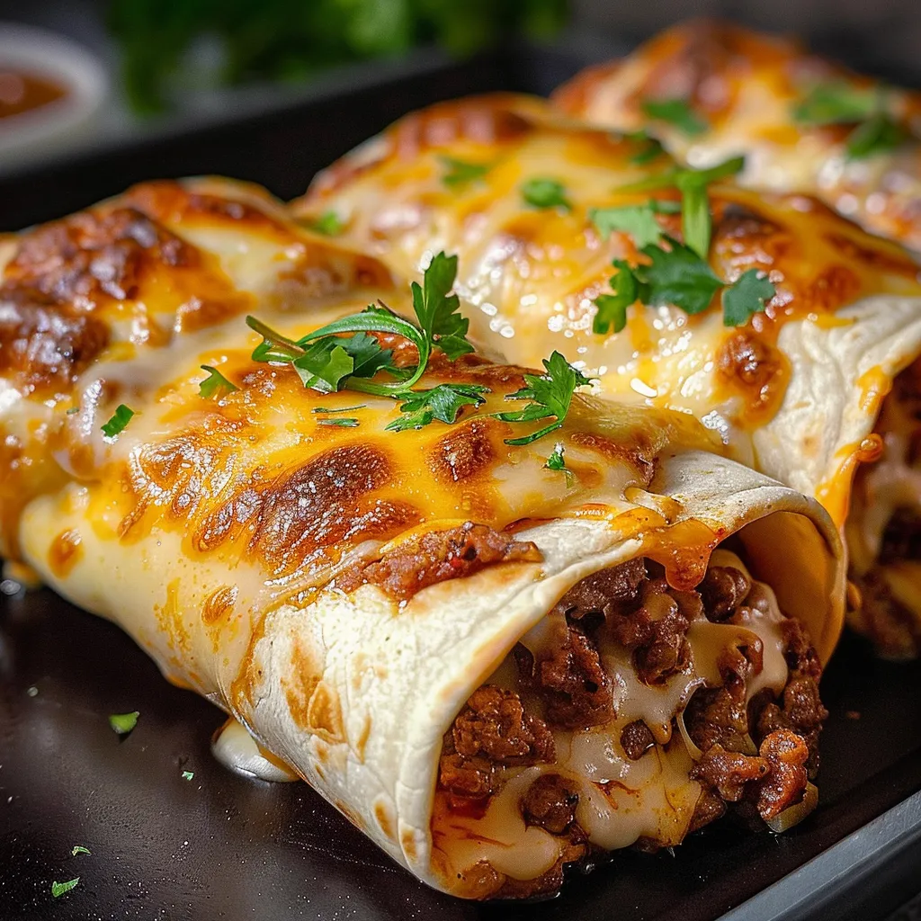 Knusprige Tacos mit Käse