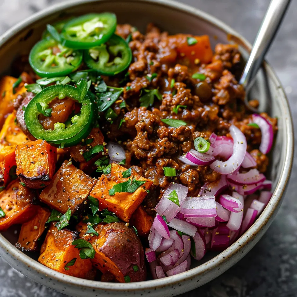 Saftige Süßkartoffel-Bowls