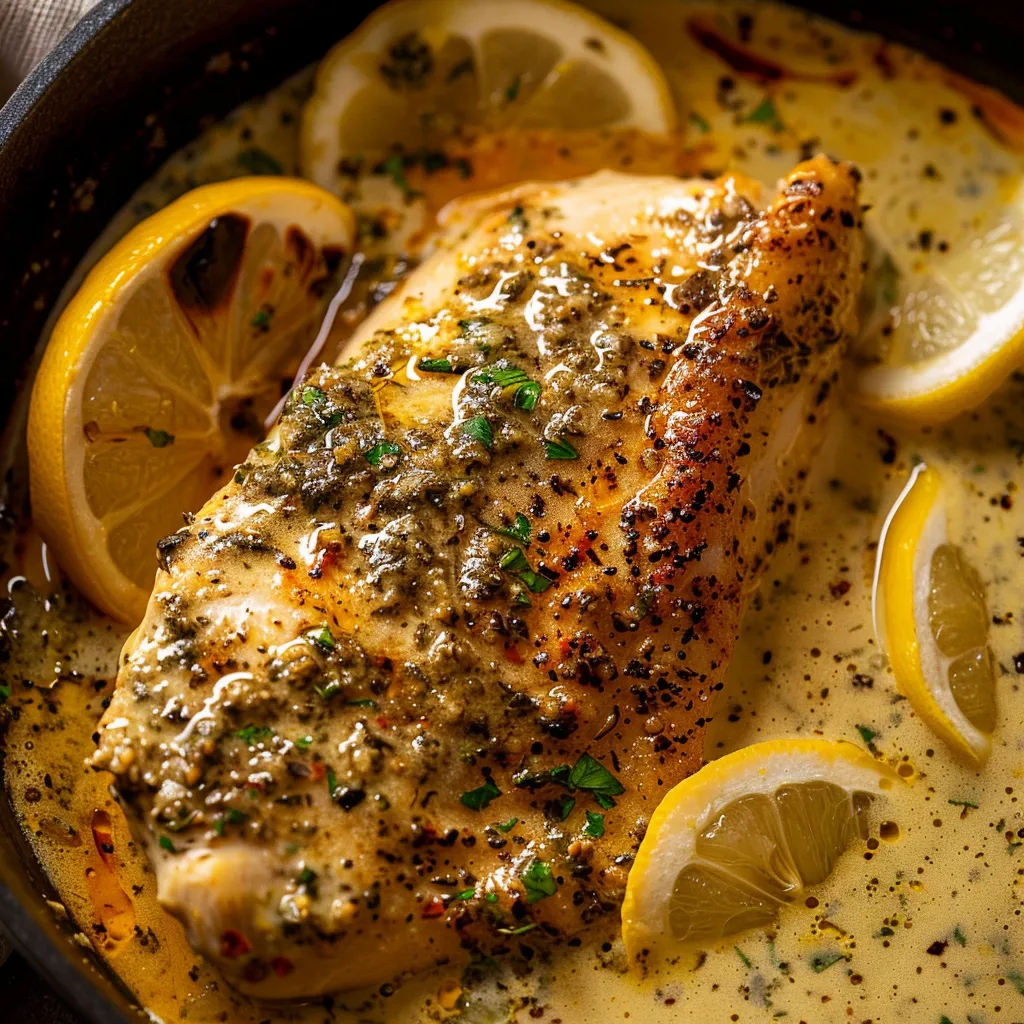 Cremiges Zitronenhuhn mit Parmesan