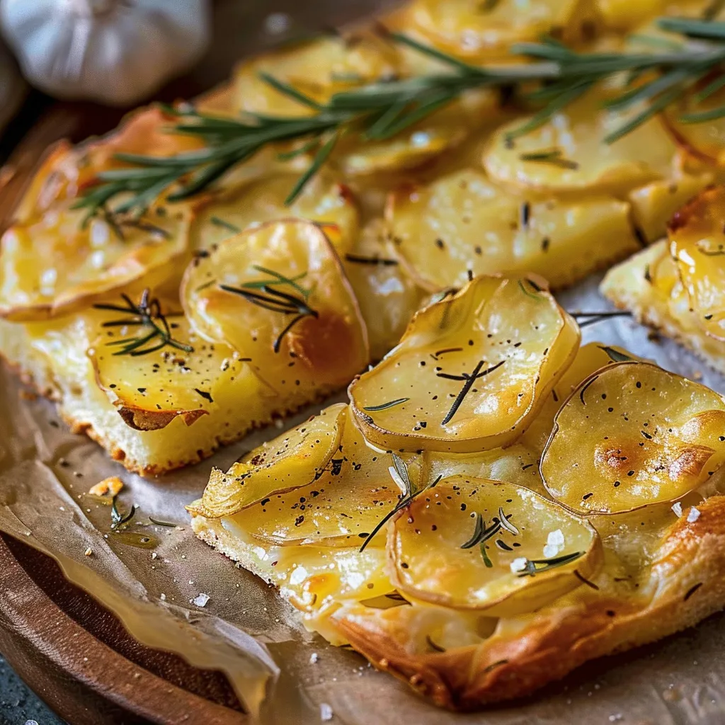 Kartoffel-Focaccia (Schiacciata di Patate) - Italienisches Rezept