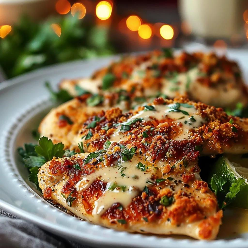 Schmelzend zartes Caesar-Hähnchen