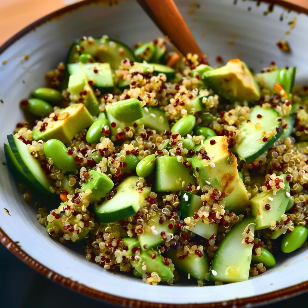 Knuspriger Quinoa-Salat: Ein leckeres gesundes Gericht
