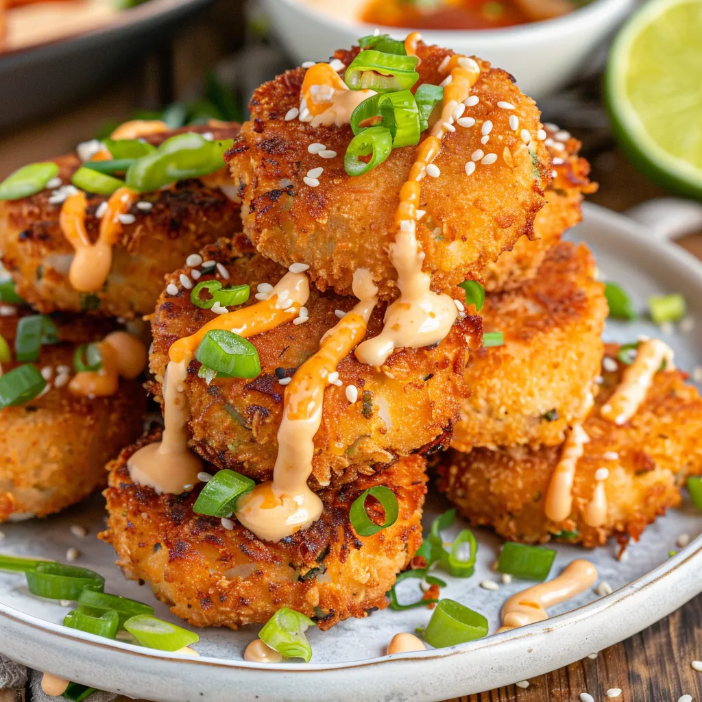 Asiatische Thunfischkroketten - Einfaches Rezept
