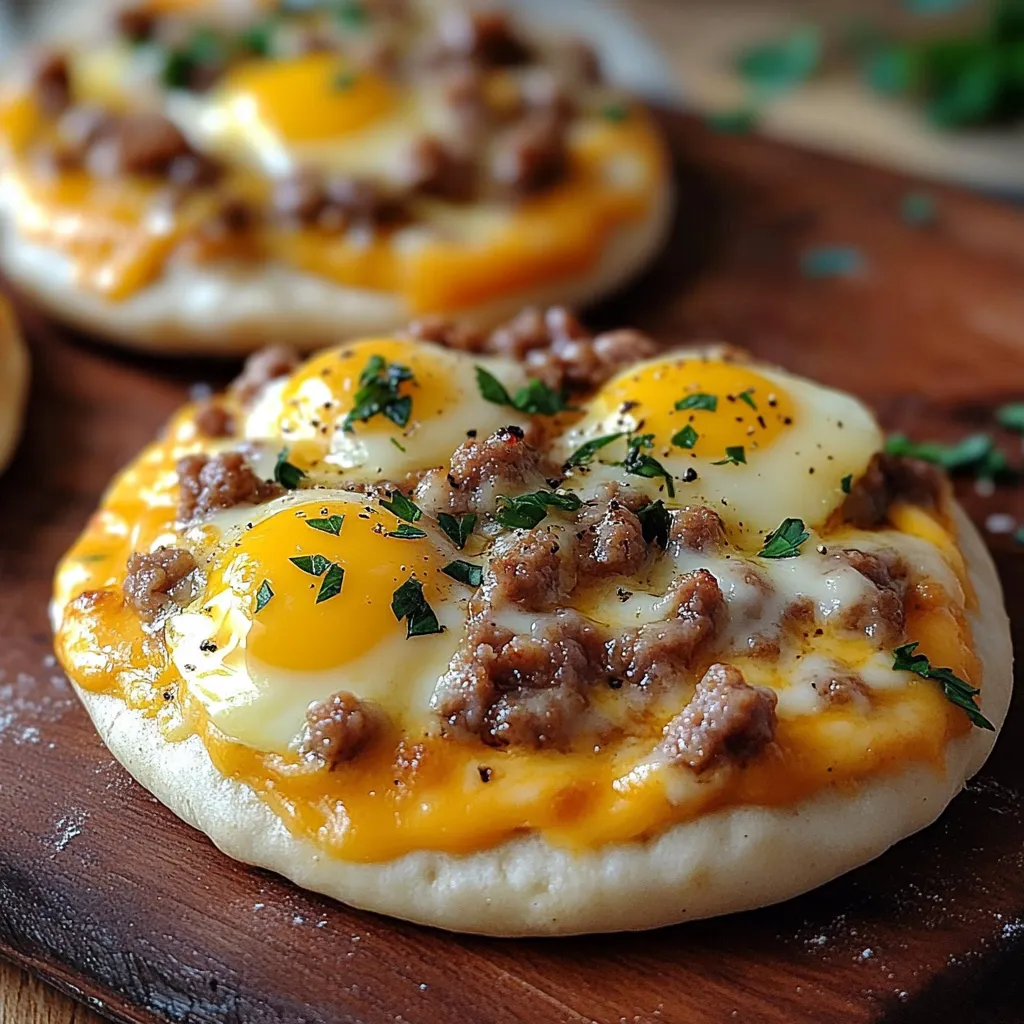 Muffins Mit Frühstücksbelag Pizza Geschmack