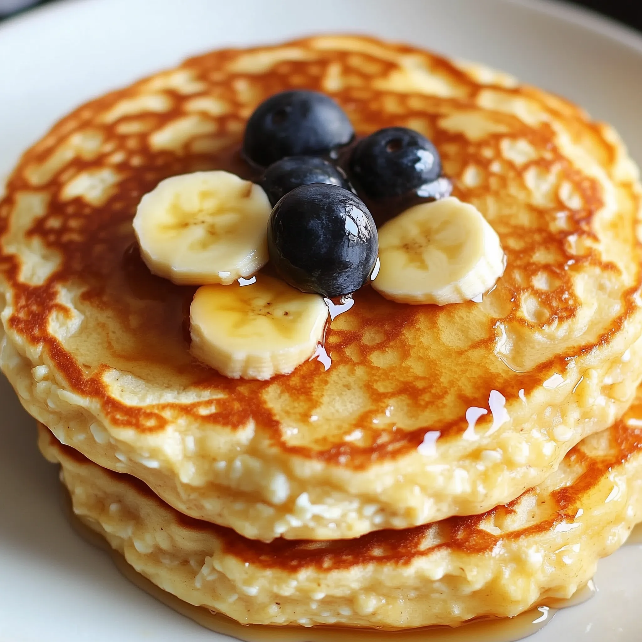 Pancakes mit Cottage Käse fluffig ohne Mehl