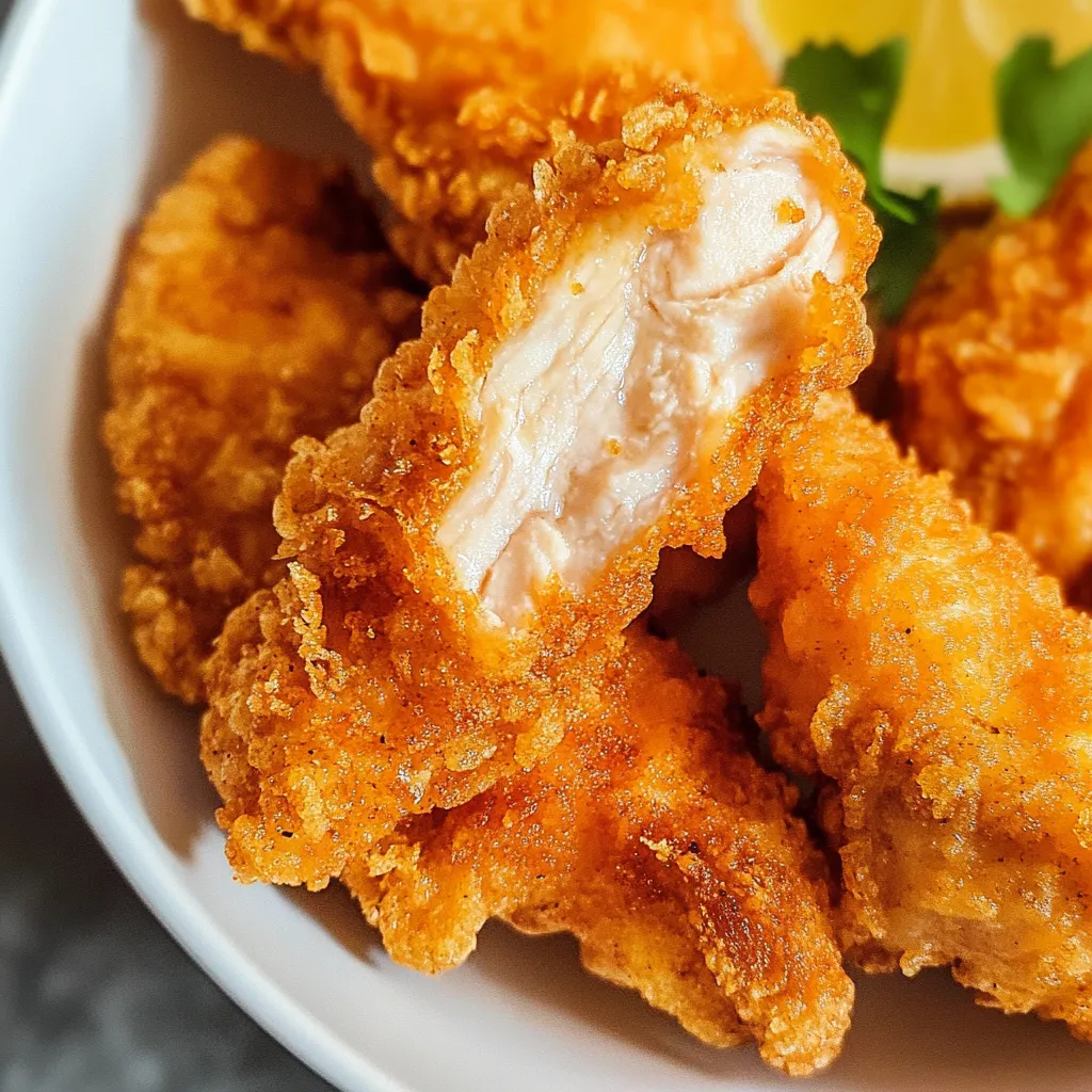 Knusprige Poulet-Filets aus der Luftfritteuse