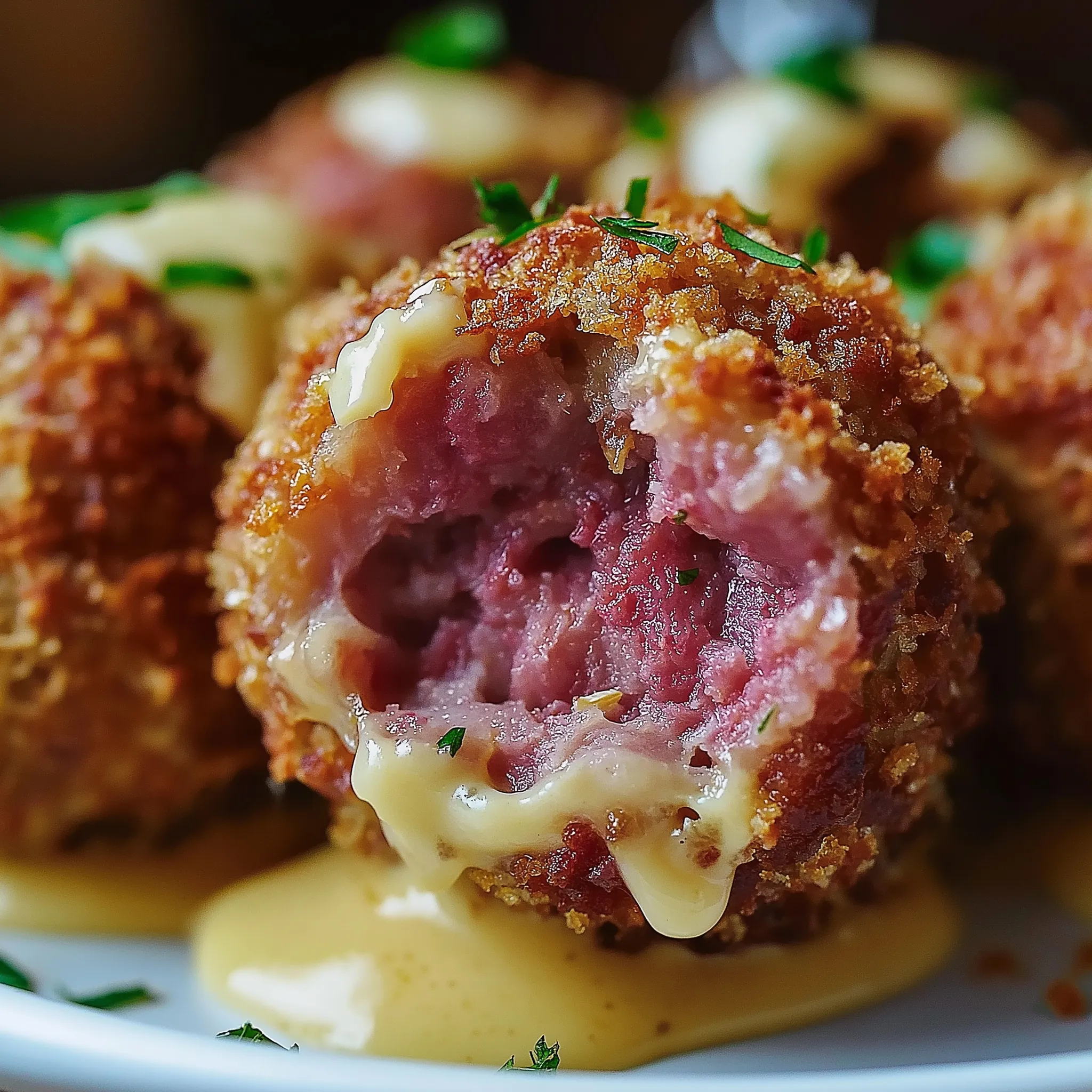 Knusprige Reuben Bällchen