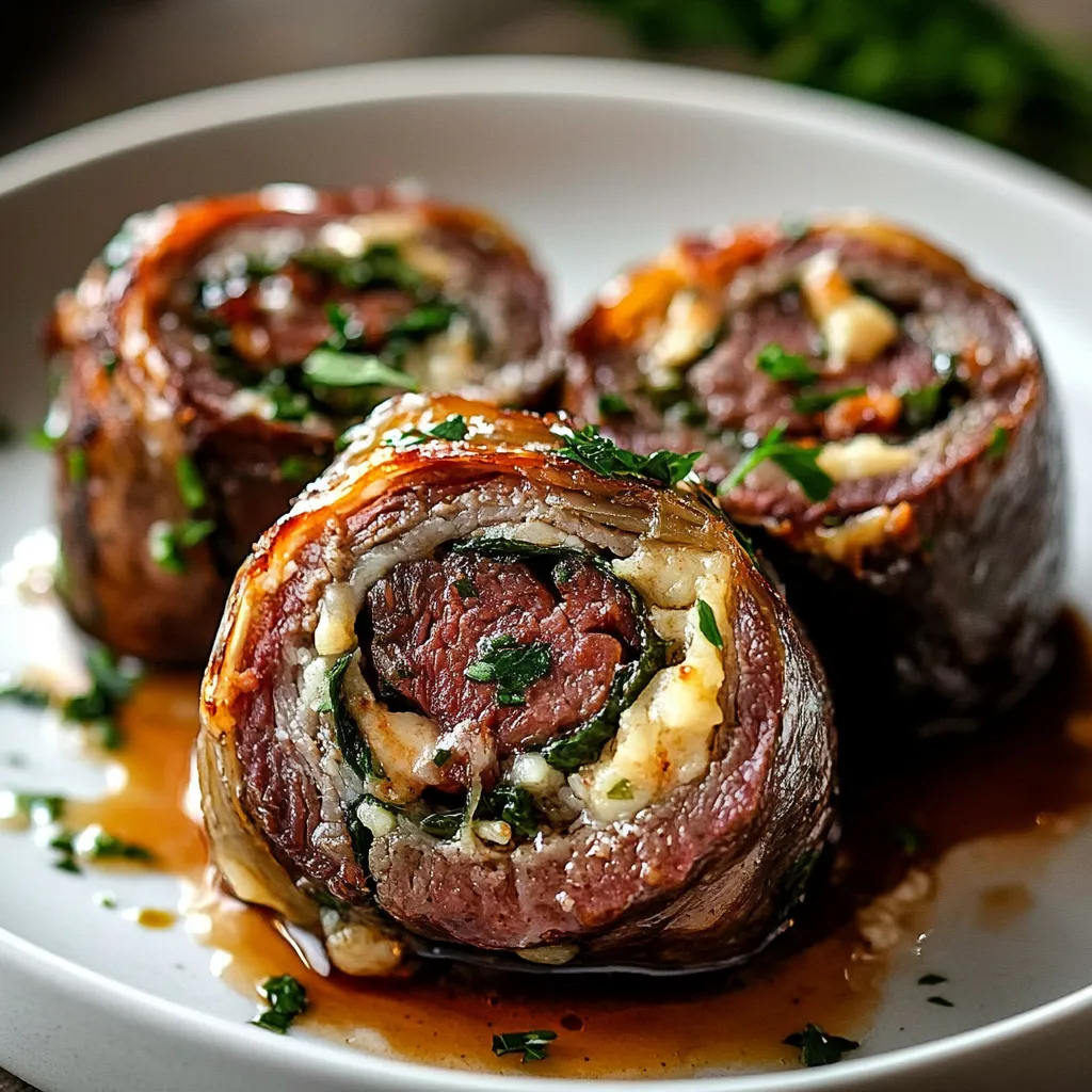 Hausgemachte Rouladen vom Bœuf