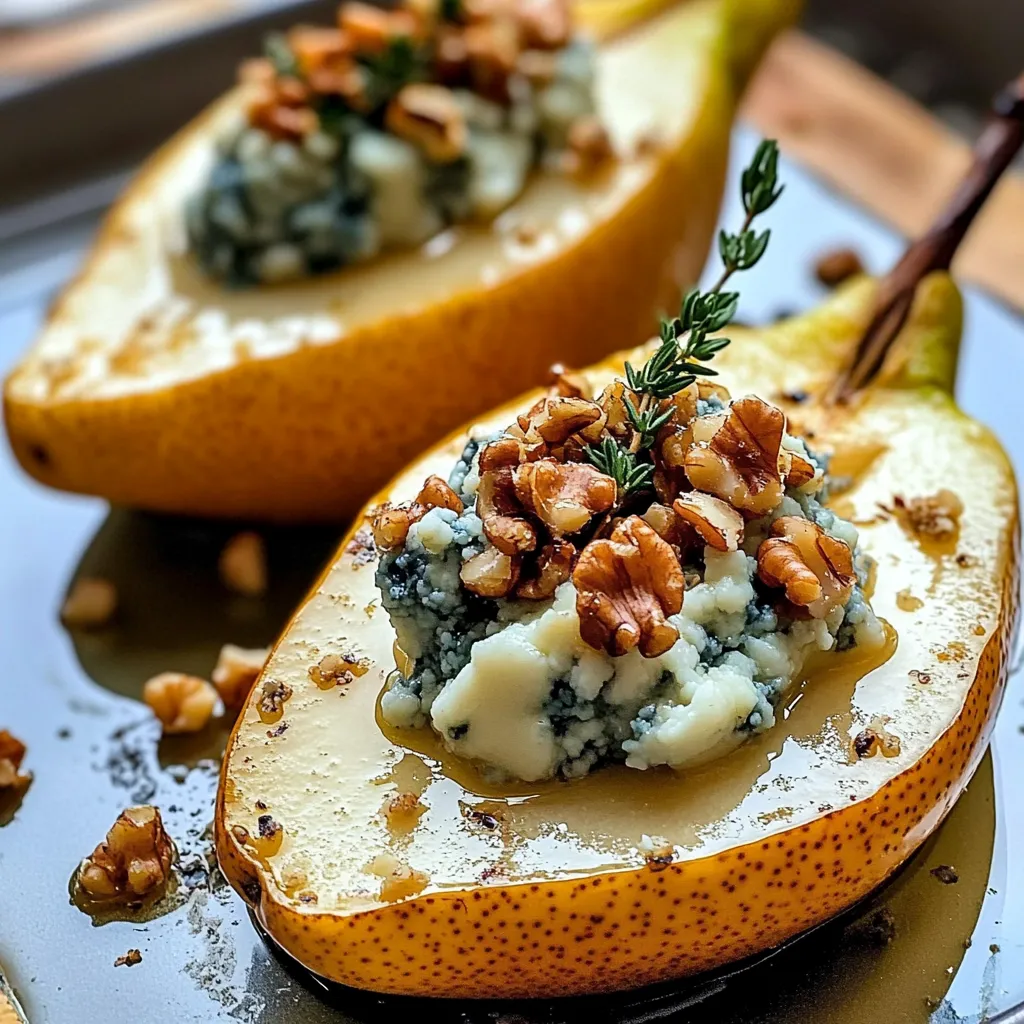 Genussvolle Poires mit Blauschimmel