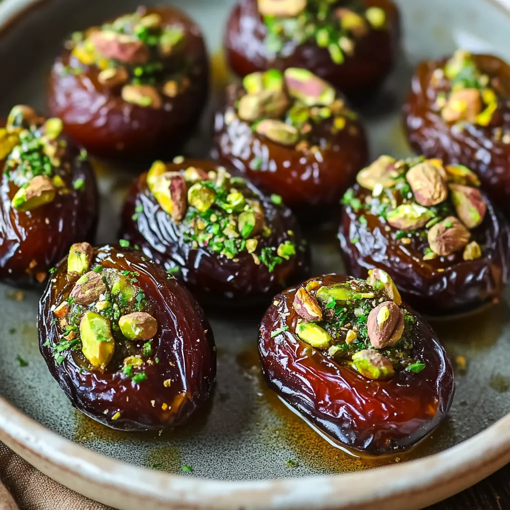 Geröstete Datteln mit Boursin - Eleganter Snack
