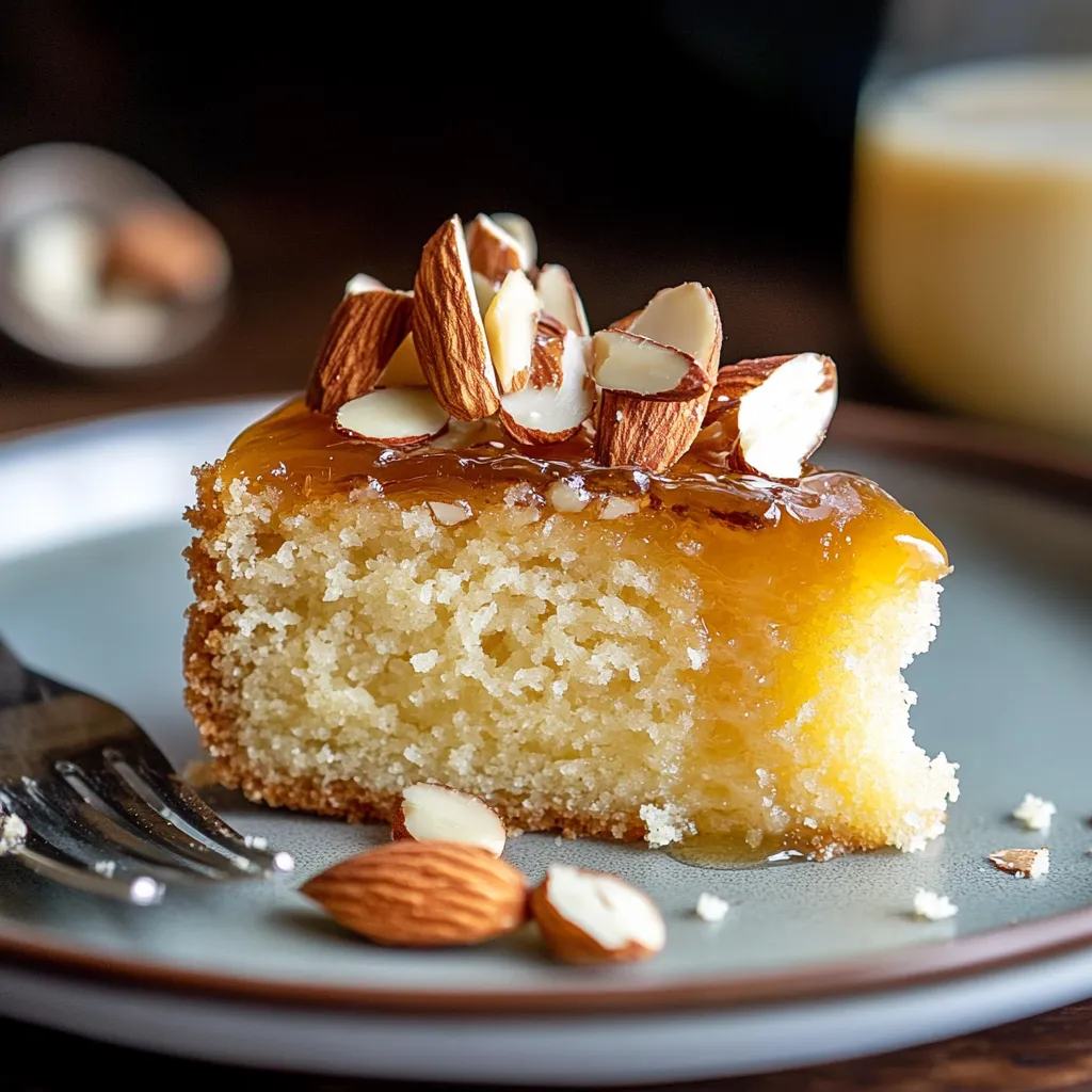 Saftiger Mandelkuchen Mit Honigaroma
