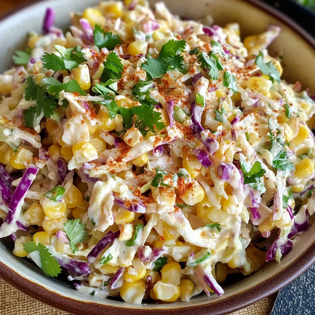 Krautsalat mit Mais – Mexikanisch inspiriert