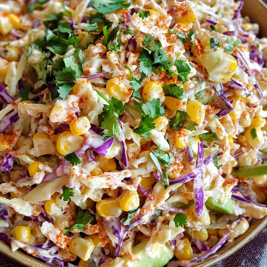 Mexikanischer Krautsalat mit Mais - Frisches Rezept