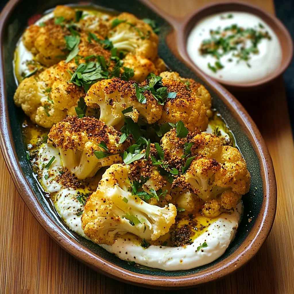 Gerösteter Blumenkohl mit Za'atar - Schmackhaftes Gericht