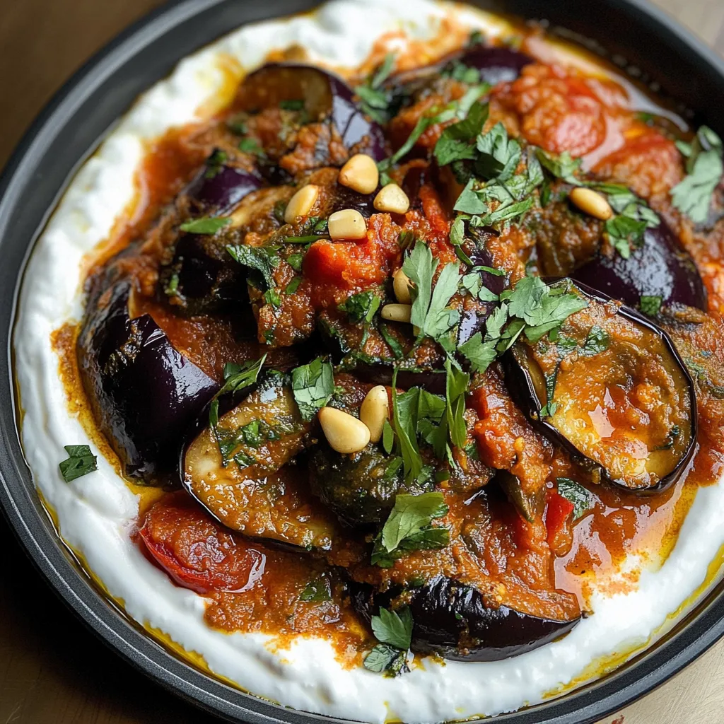 Auberginen Borani - Gesund und orientalisch lecker