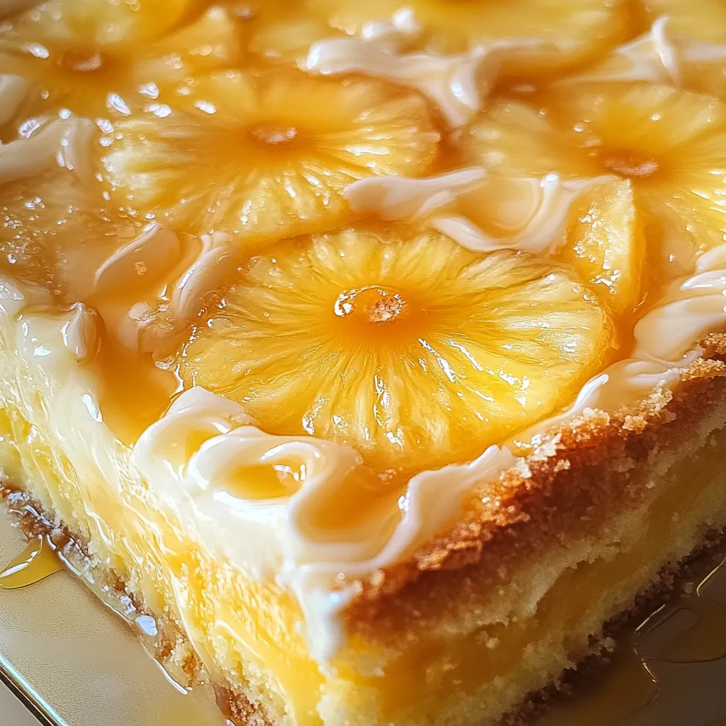 Weicher Ananaskuchen