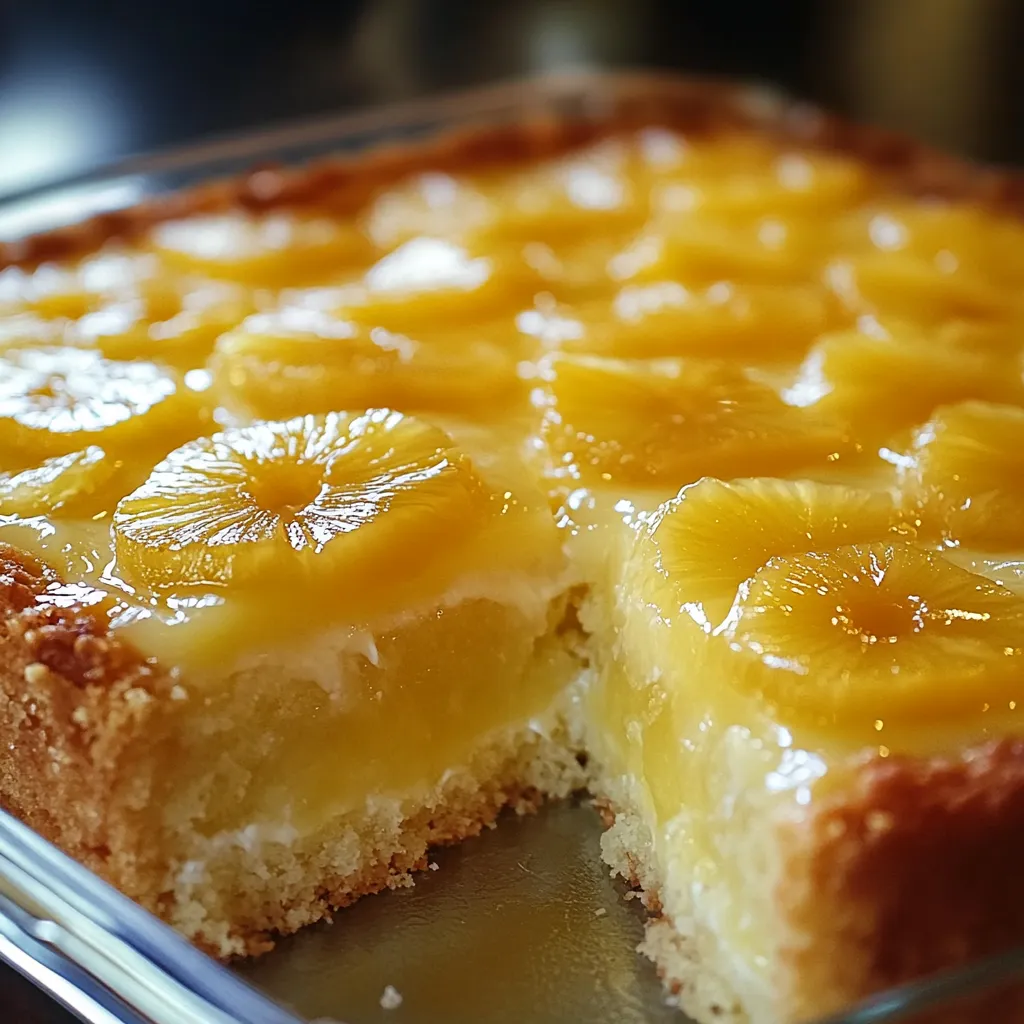 Weicher Ananas-Kuchen: fruchtig und saftig