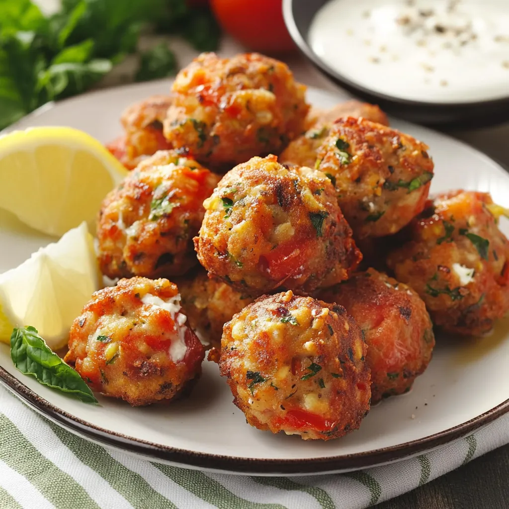 Griechische Tomatenbällchen als Snack