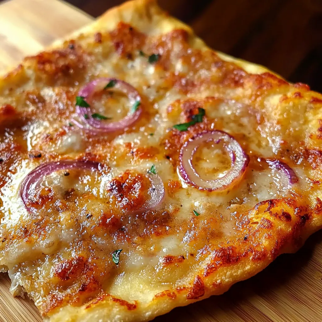 Focaccia mit Zwiebeln | Vegane Variante leicht gemacht