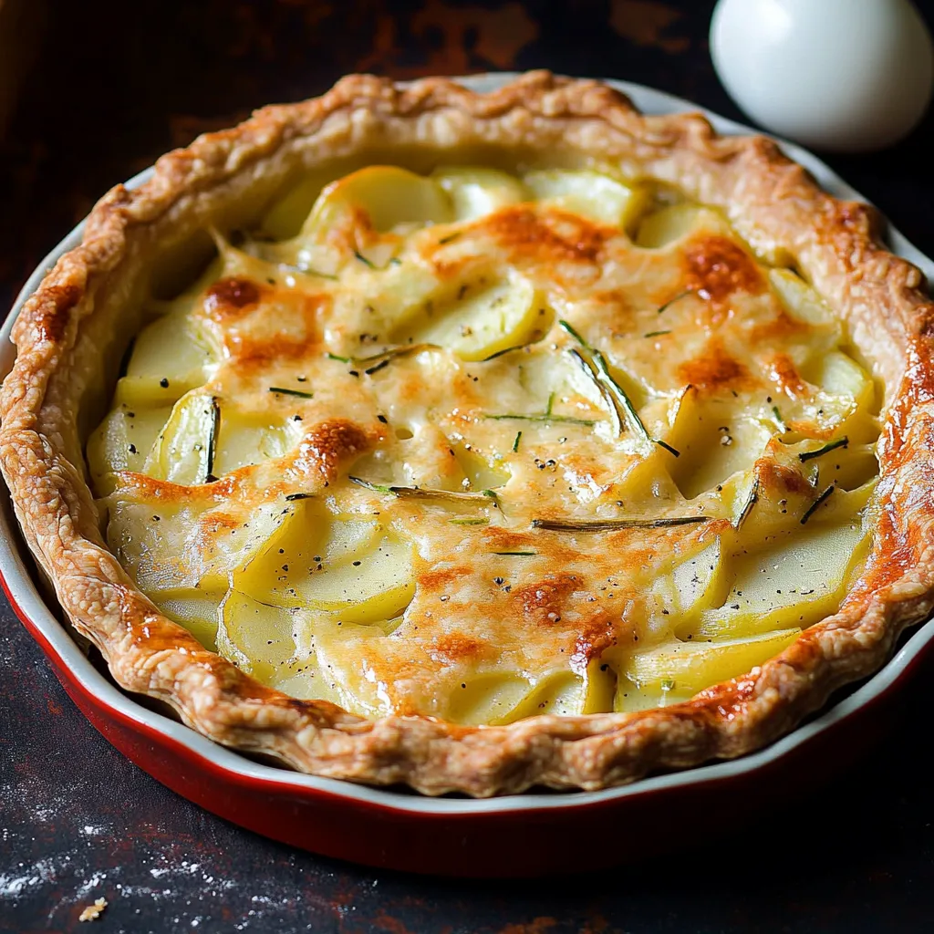 Lauch-Kartoffel-Tarte: Französischer Klassiker