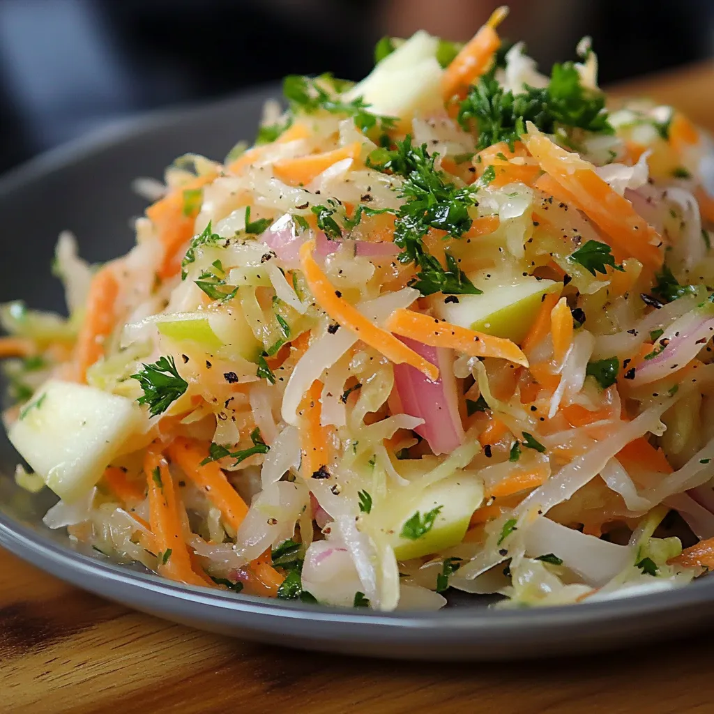 Traditioneller Sauerkrautsalat neu entdeckt