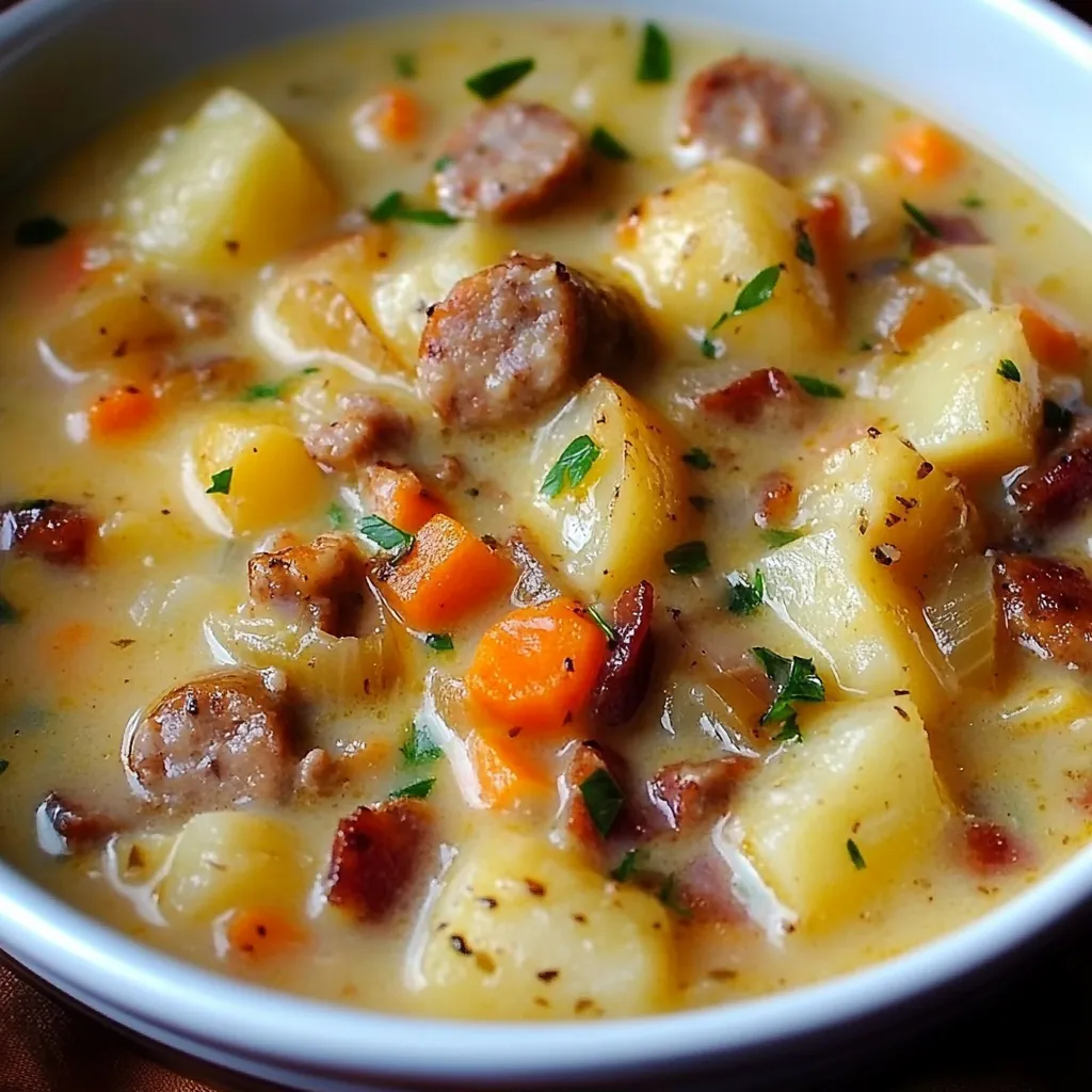 Kartoffelsuppe mit Würstchen – Familienklassiker