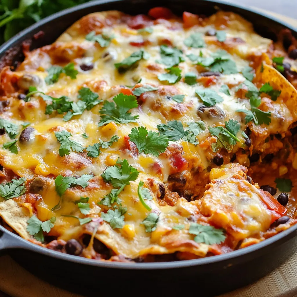 Mexikanischer Tortilla-Auflauf ohne Fleisch – Ganz einfach gemacht