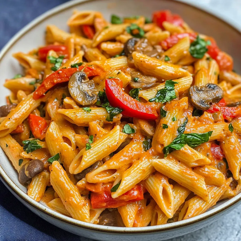Cremige Vegane Fajita-Pasta – Einfach Gemacht