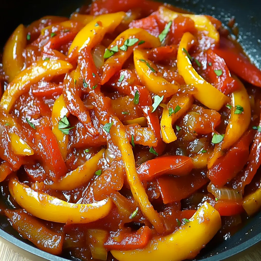 Italienische Peperonata – Vegetarisch & Einfach