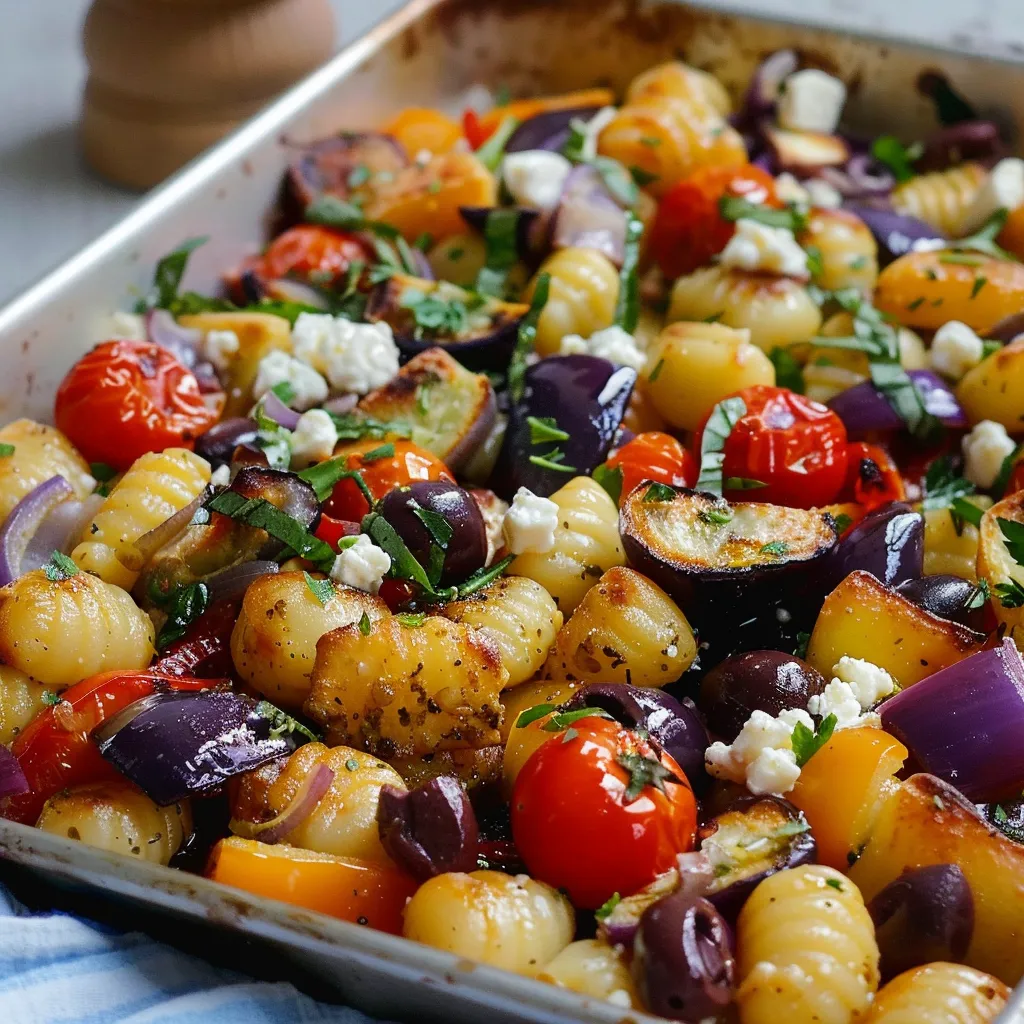 Griechische Gnocchi im Ofen
